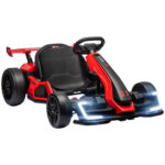 Go-Kart Electric pentru Copii cu Scaun Reglabil, Roșu