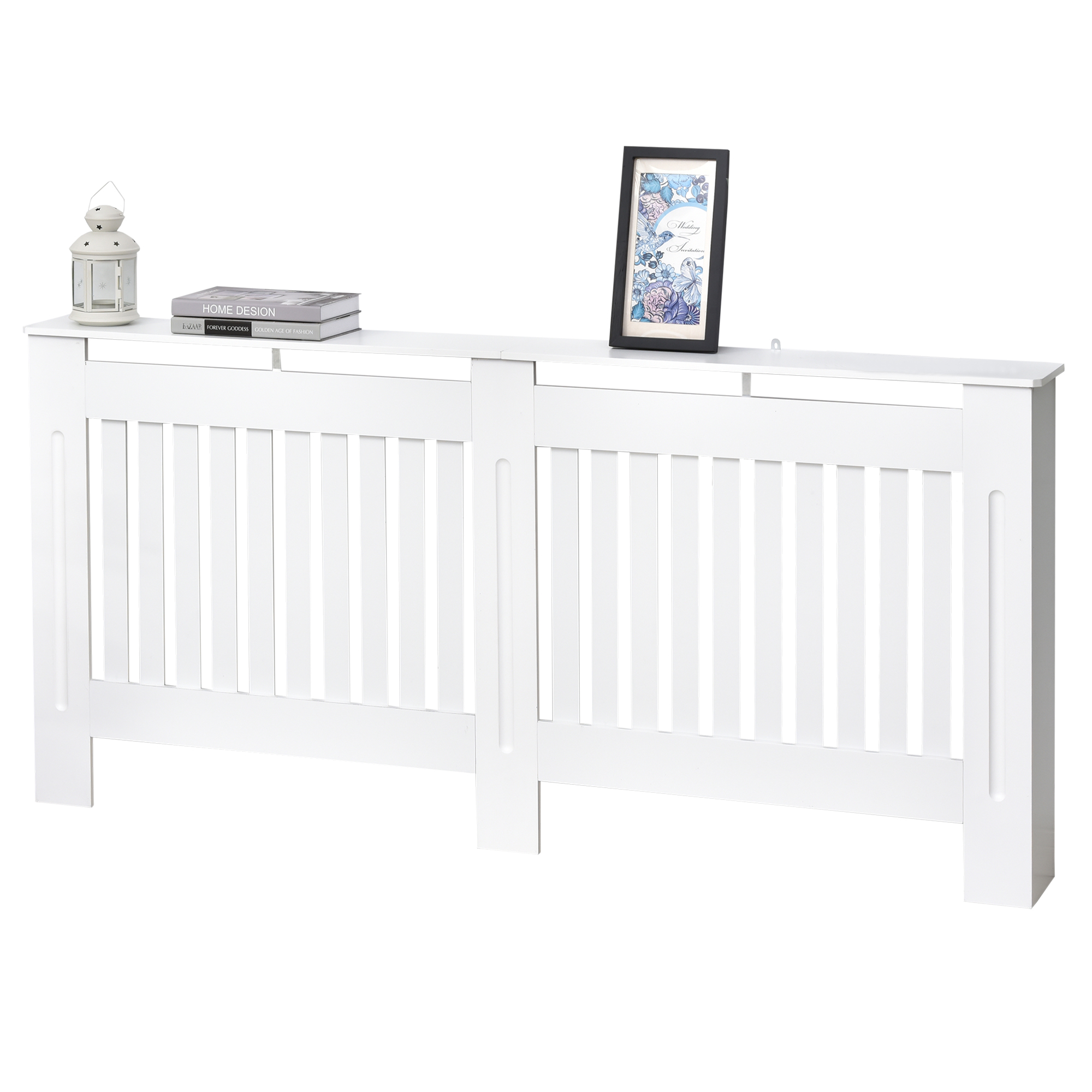 Masca Calorifer 172×19×81 cm – MDF Alb, Elegantă și Practică