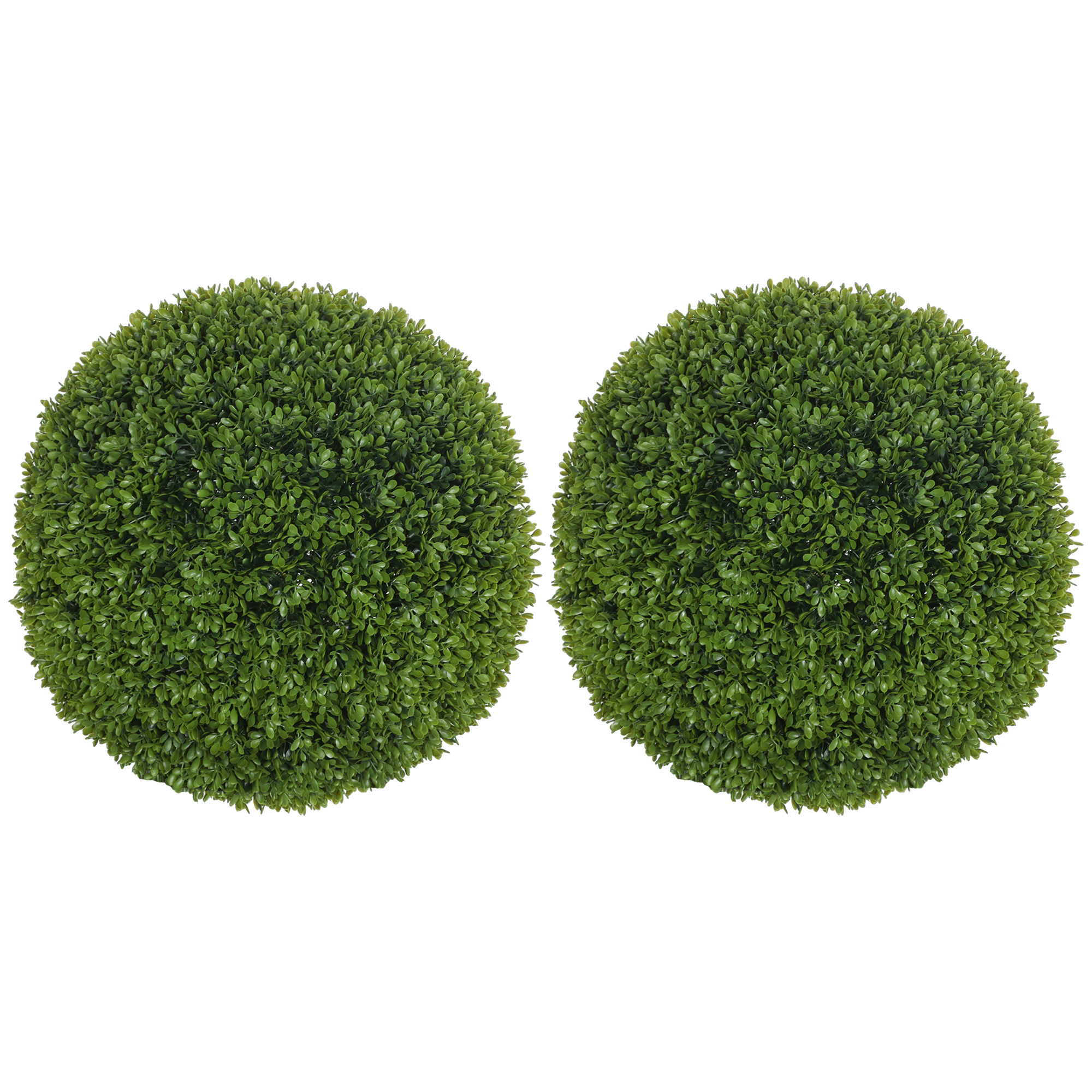 Set 2 Plante Artificiale Verde Buxus, Ø40 cm pentru Orice Spațiu