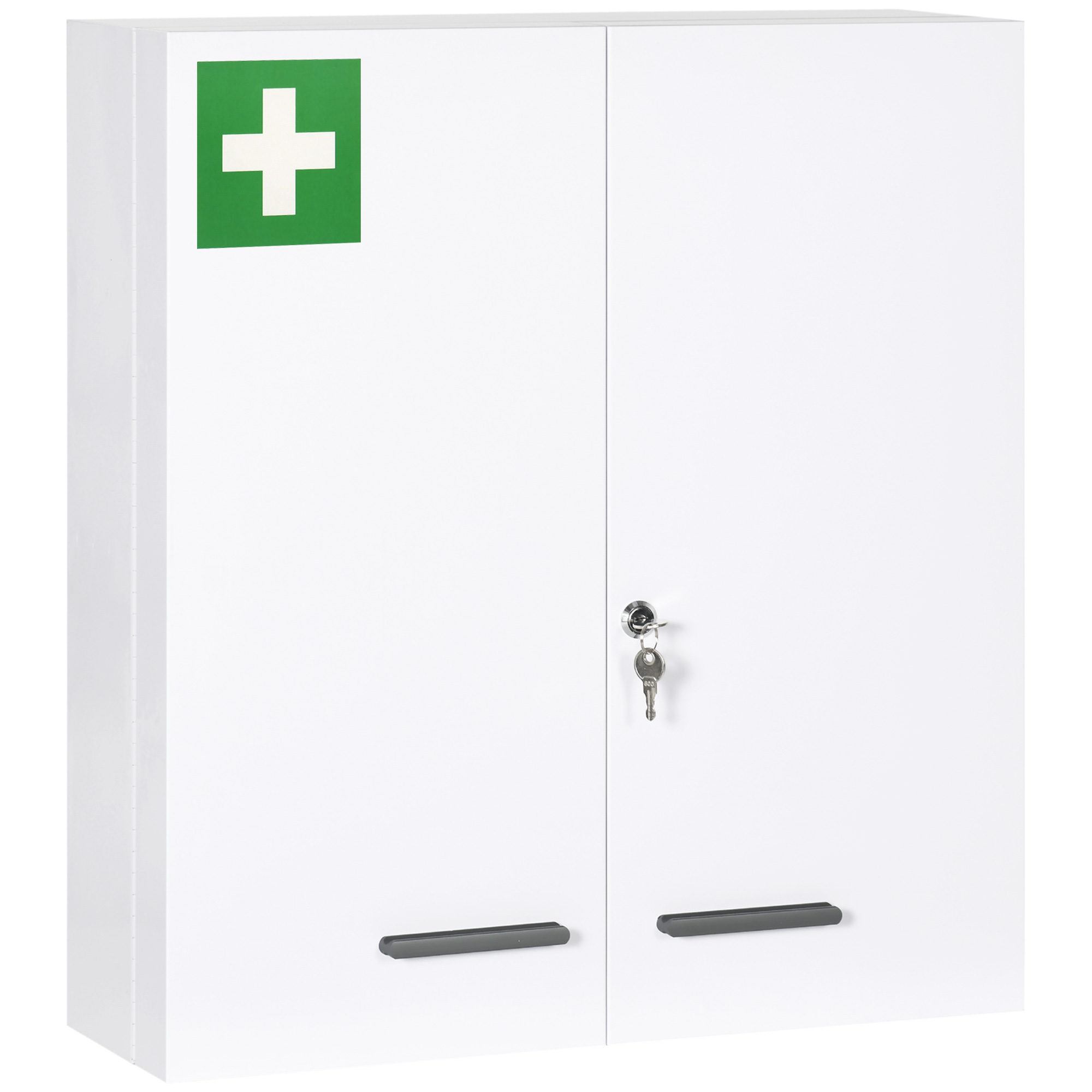 Dulap pentru Medicamente cu 6 Rafturi – Alb 55x18x60 cm
