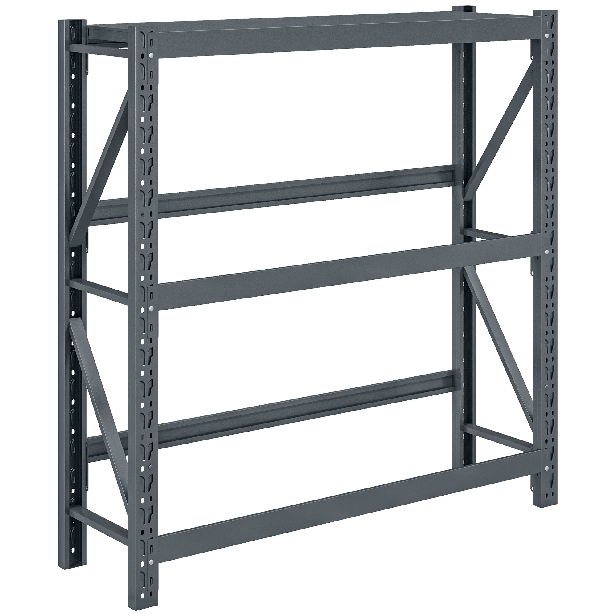 Raft Autoportant pentru 6 Lăzi de Băuturi, 3 Niveluri, Gri