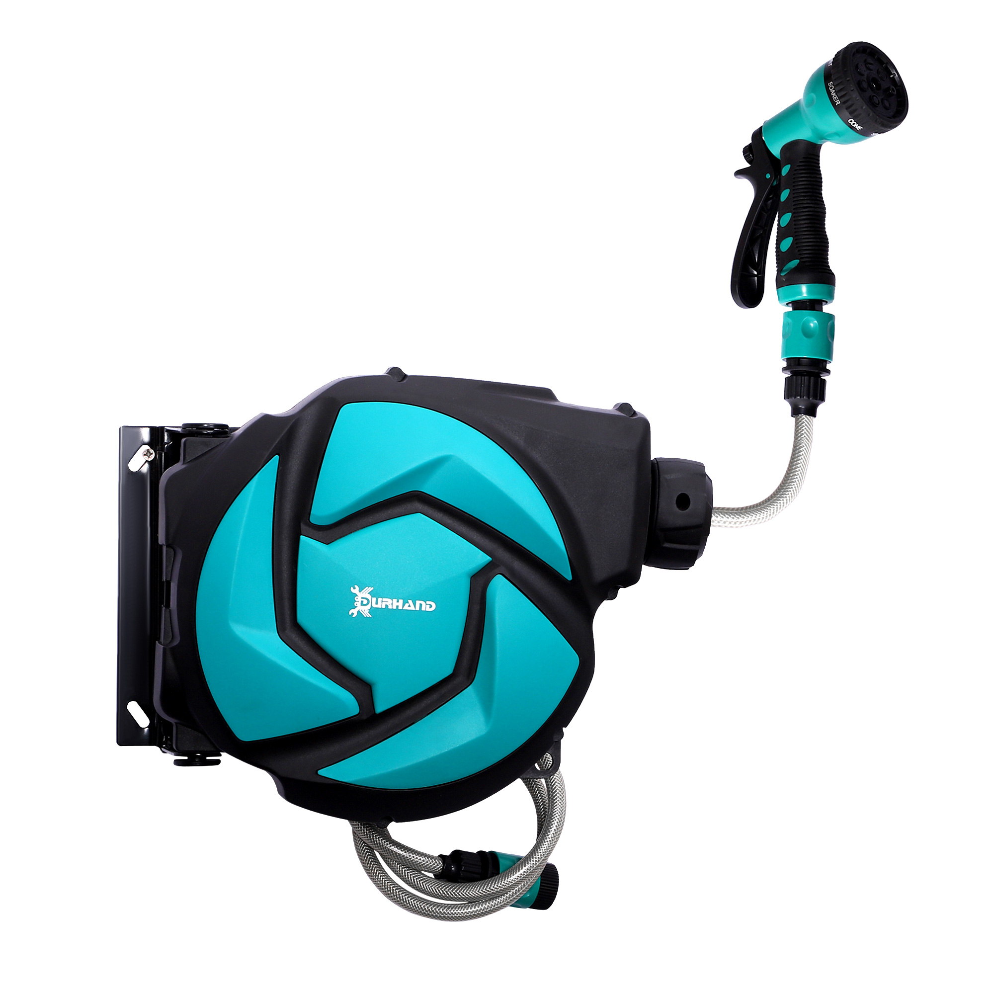 Rola Automată pentru Furtun de Grădină – 10 m, Montaj pe Perete