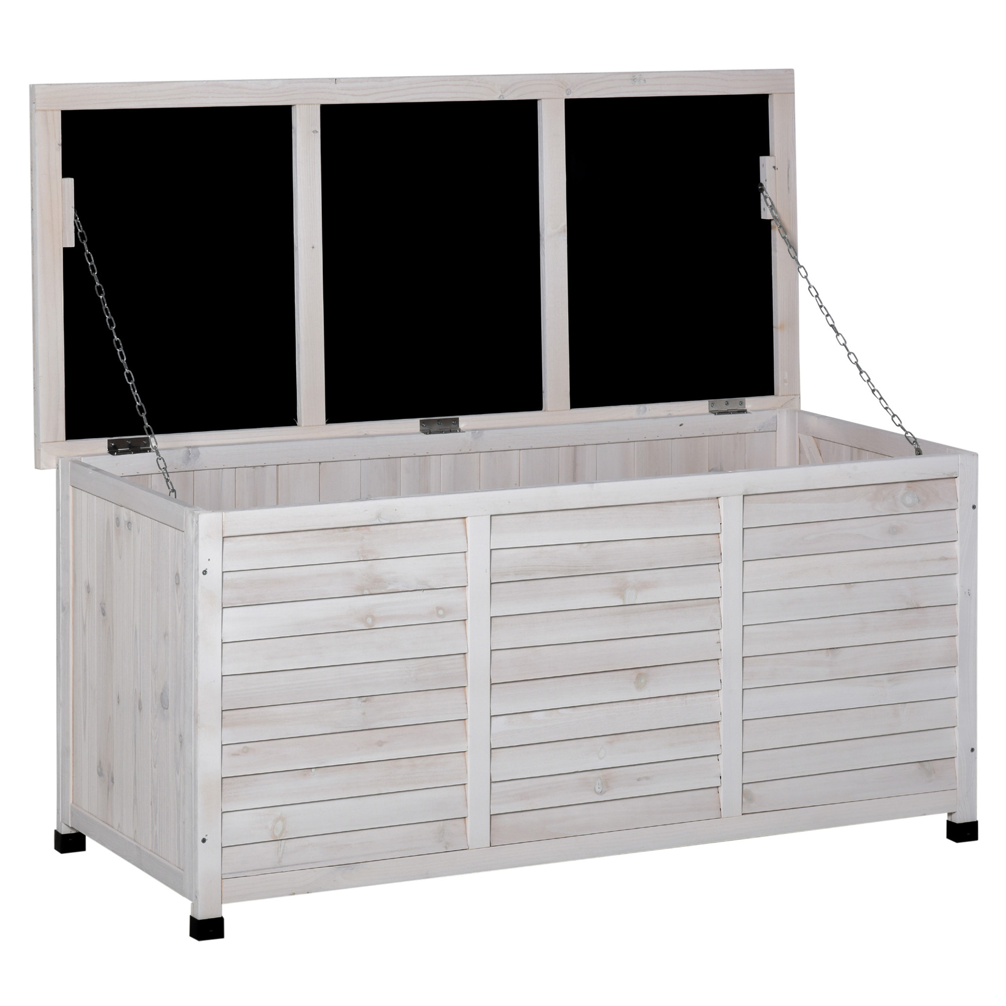 Bancă de Grădină cu Spațiu de Depozitare 127x56x60 cm