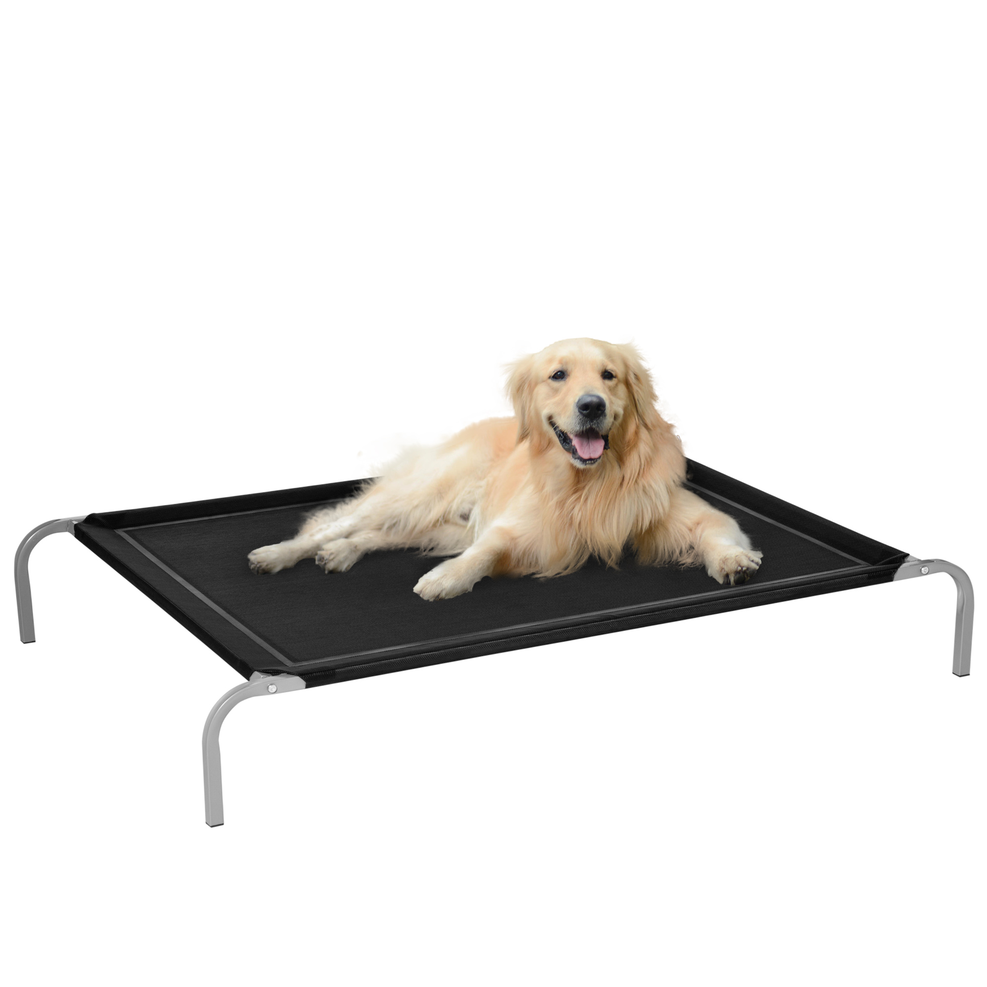 Saltea pentru câini, interior/exterior, 130x90x20cm, negru